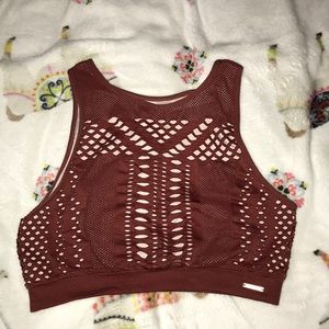 Danskin Burnt Orange Sports Bra Size L